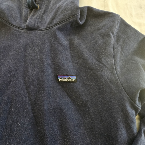 Patagonia Uprisal Hoody Pullover Sweatshirt in Navy Blue, Size Small - Picture 3 of 5